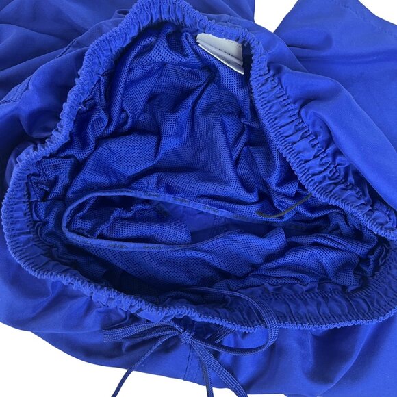 Calvin Klein Swim Shorts Mens Large Blue Mesh Brief Pockets Drawstring - Picture 8 of 11